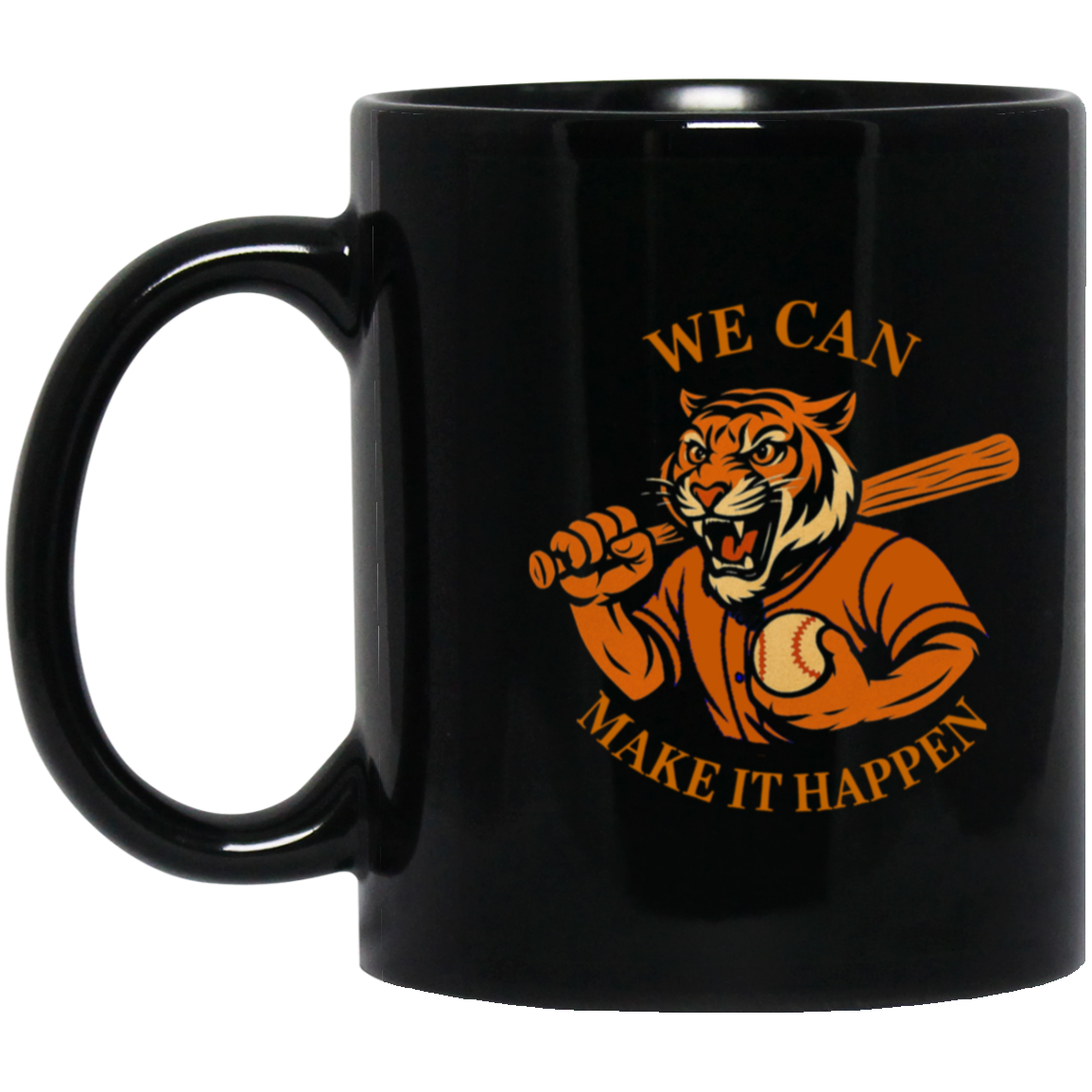 TIGER 3 WE CAN BLACK MUG